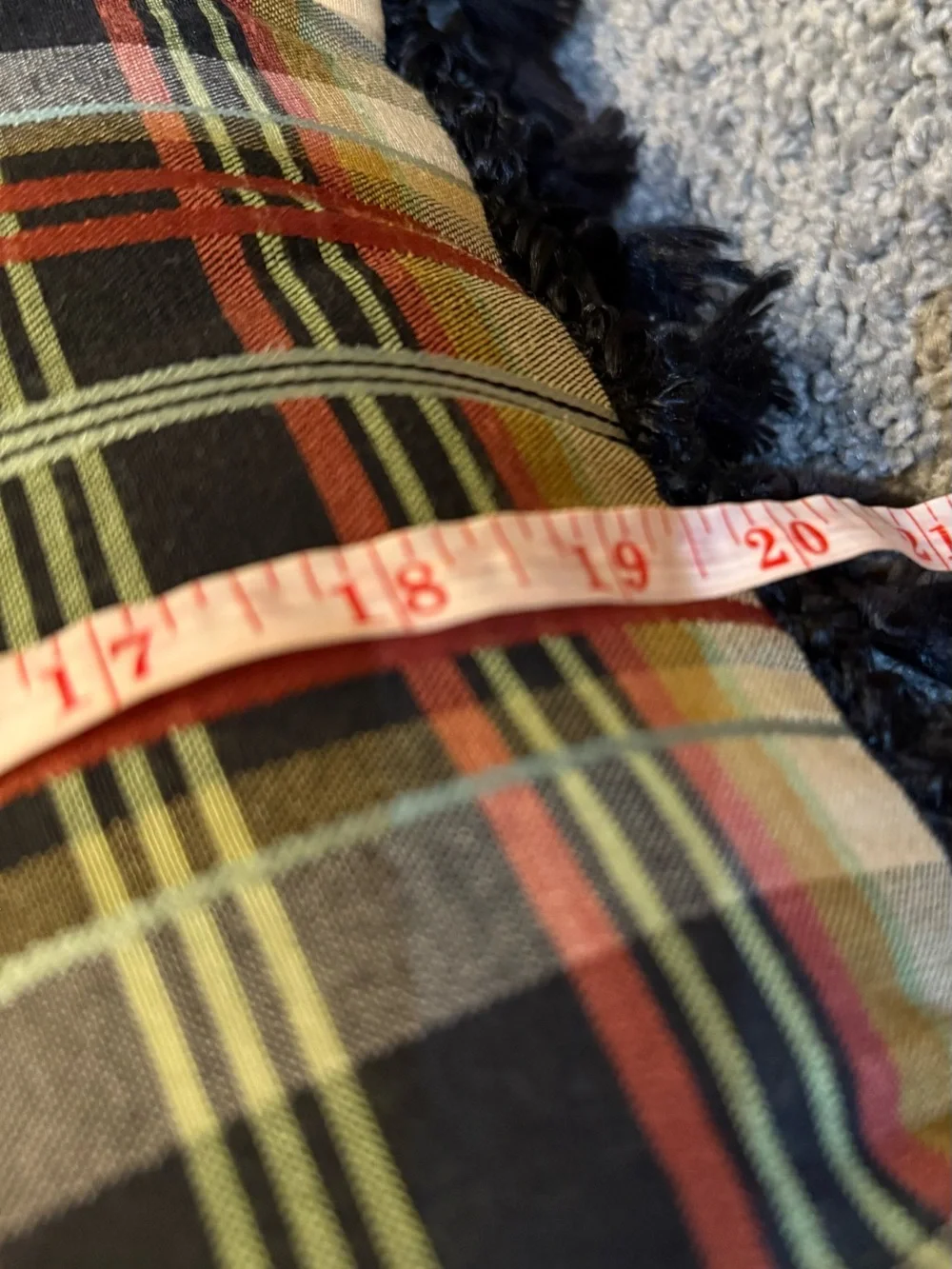 Vintage Plaid Accent Pillows